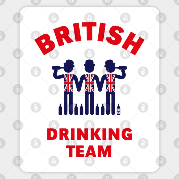 British Drinking Team (Booze / Beer / Alcohol) Sticker by MrFaulbaum